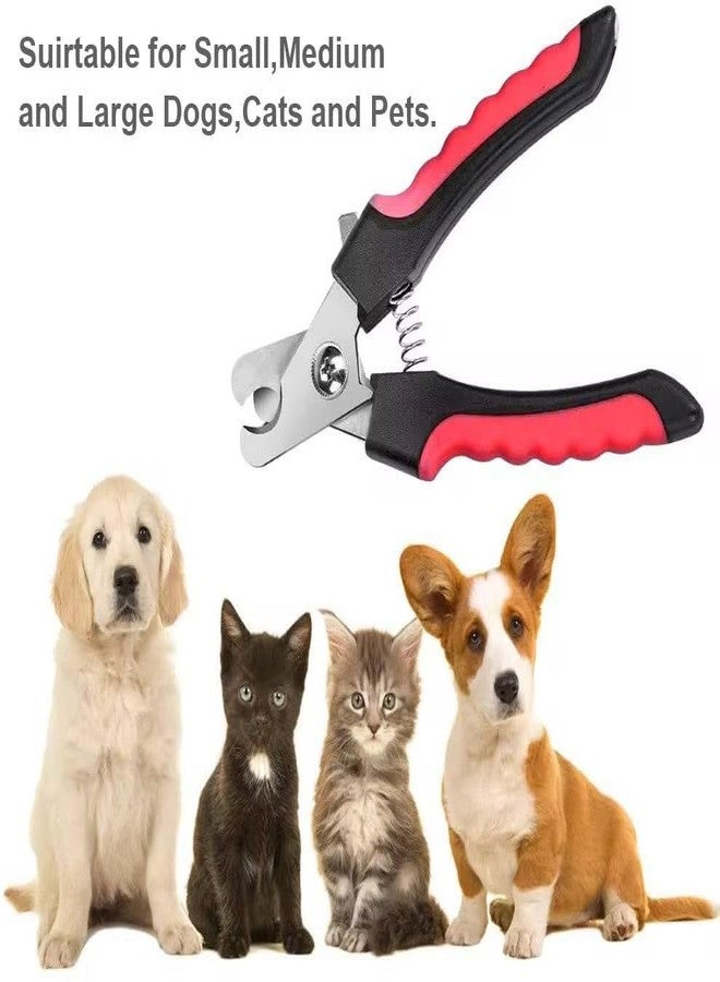 PET FUN® 3-in-1 Pet Grooming Kit for Dogs & Cats - Nail Clippers, Shampoo Dispensing Brush & Silicone Massage Brush - Suitable for All Breeds and Sizes - Image 2
